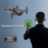 LAUMOX M69G FPV RC Drone 4K Camera Optical Flow Selfie Dron Foldable Wifi RC Quadcopter Helicopter VS VISUO XS816 SG106 M70 X12