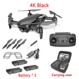 LAUMOX M69G FPV RC Drone 4K Camera Optical Flow Selfie Dron Foldable Wifi RC Quadcopter Helicopter VS VISUO XS816 SG106 M70 X12