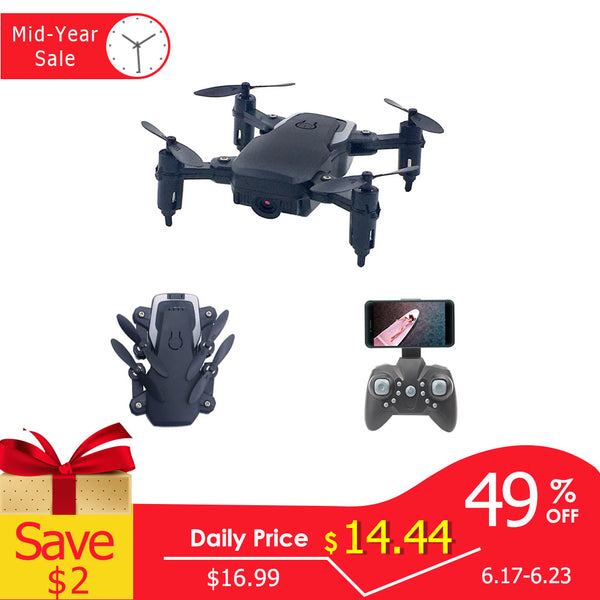 Foldable Mini Drone With RC Quadrocopter With Camera HD Quad-Counter With High Hold RC Helicopter With Headless Moder Kid's Toys
