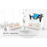 AEOFUN S9HW Mini Drone With Camera HD S9 No Camera Foldable RC Quadcopter Altitude Hold Helicopter WiFi FPV Micro Pocket Drone