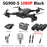 SG900-S GPS Foldable Profissional Drone with Camera 1080P 720P HD Selfie WiFi FPV Wide Angle RC Quadcopter Helicopter Toy VS F11