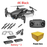 LAUMOX M69G FPV RC Drone 4K Camera Optical Flow Selfie Dron Foldable Wifi RC Quadcopter Helicopter VS VISUO XS816 SG106 M70 X12